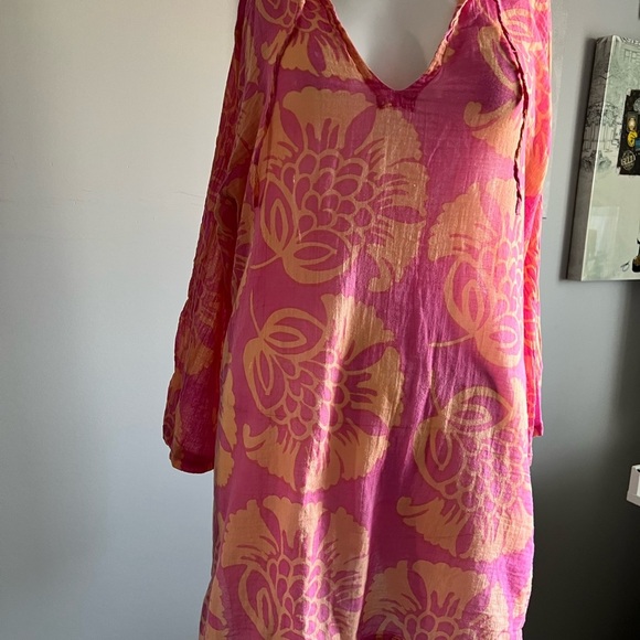 ROCK PAPER FLOWER COVERUP PINK - Picture 9 of 9